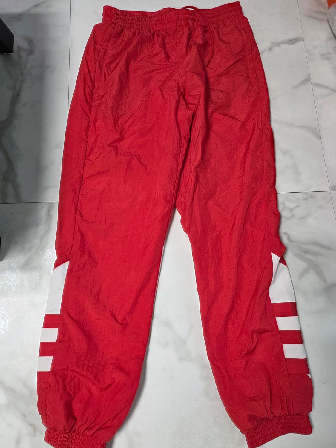 Adidas Originals 빅 트레포일 나일론 조거팬츠 L / 레드 상품이미지1