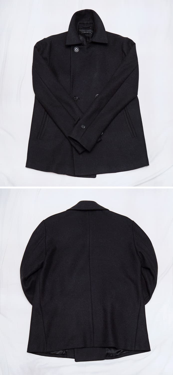 띠어리 (Theory) 버진울 캐시미어 더블 피코트 자켓 (100) 상품이미지3