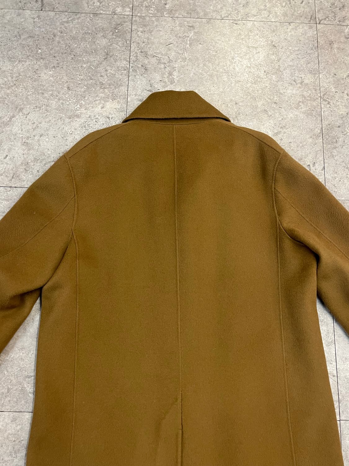 빈티지 울 캐시미어 롱코트 브라운 105 #csz3418 상품이미지7