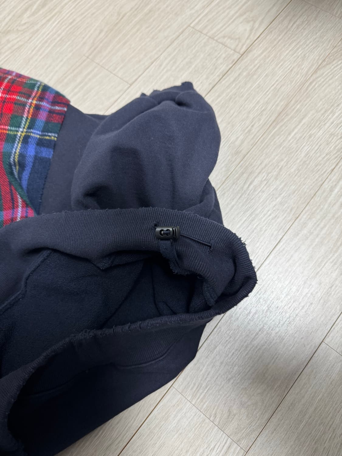 스키즘 인듀싱 머플러 후디 네이비 상품이미지4