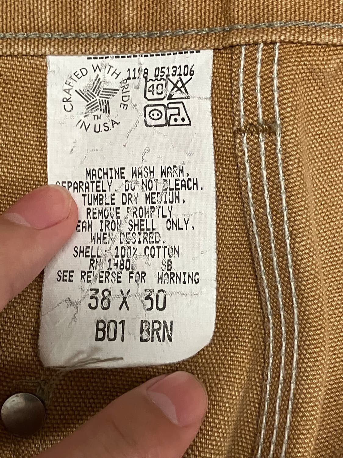 90s 칼하트 더블니 상품이미지3