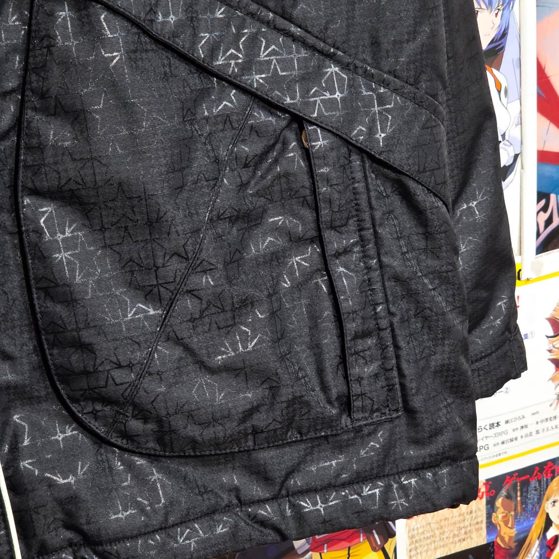 컨버스 올 스타 자수 별 패턴 후드 패딩 점퍼 상품이미지6