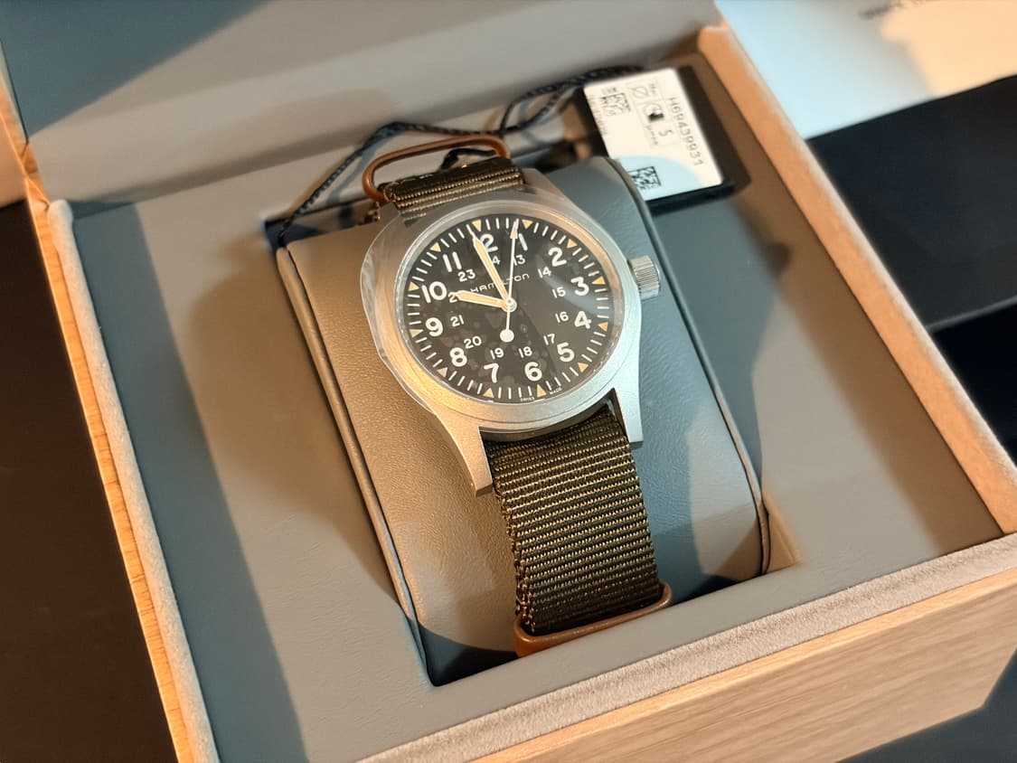해밀턴 카키필드 매커니컬 38mm 상품이미지3