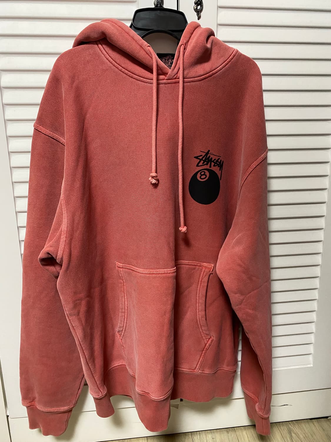 스투시 8볼 후드 피그먼트 구아바컬러 상품이미지2