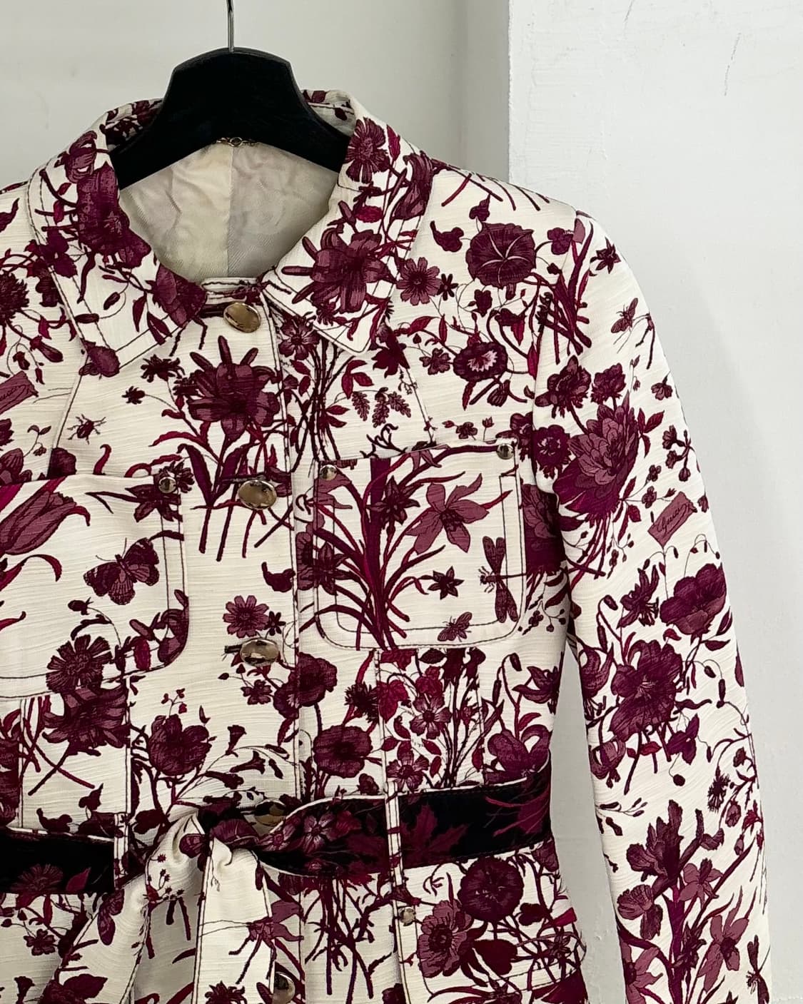 구찌 마젠타 플로럴 가든 프린트 자켓 상품이미지4