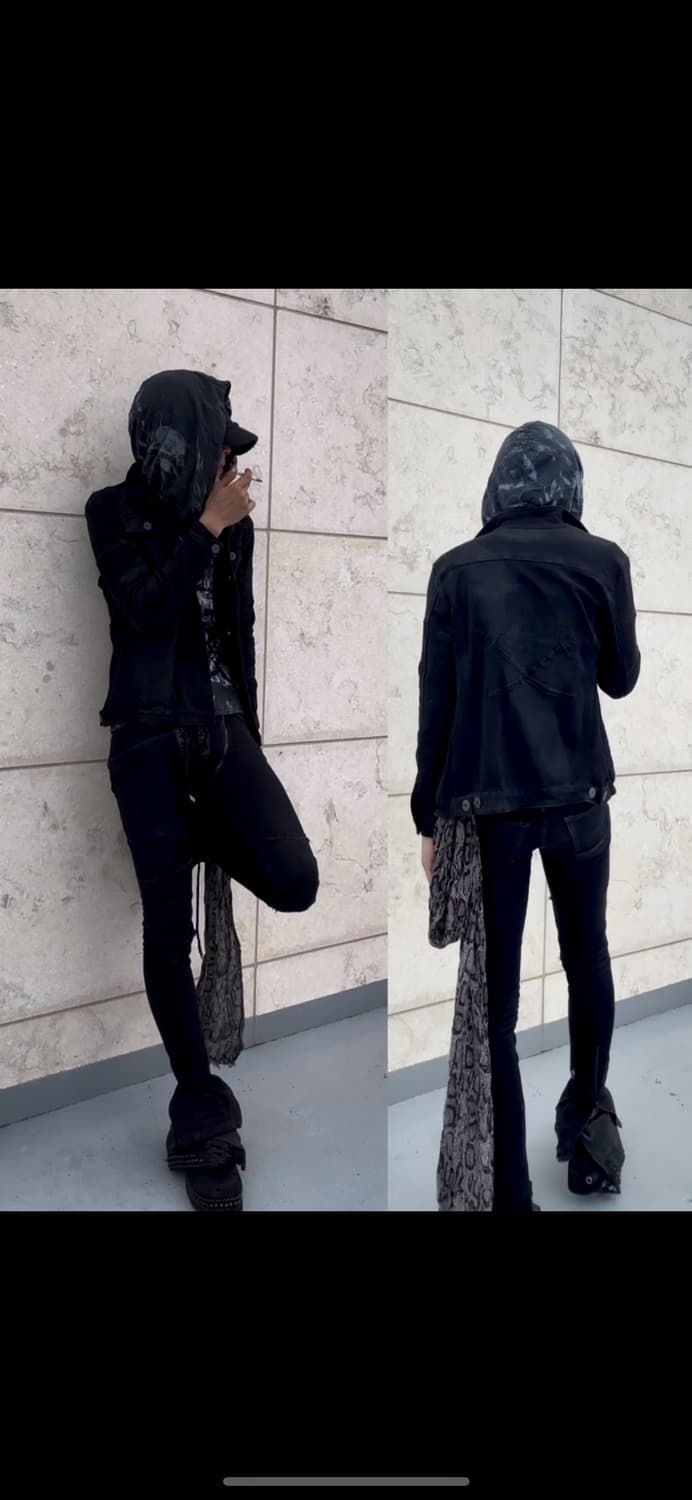 “ABORDAGE” 00’s Design Back Skull Black  상품이미지9