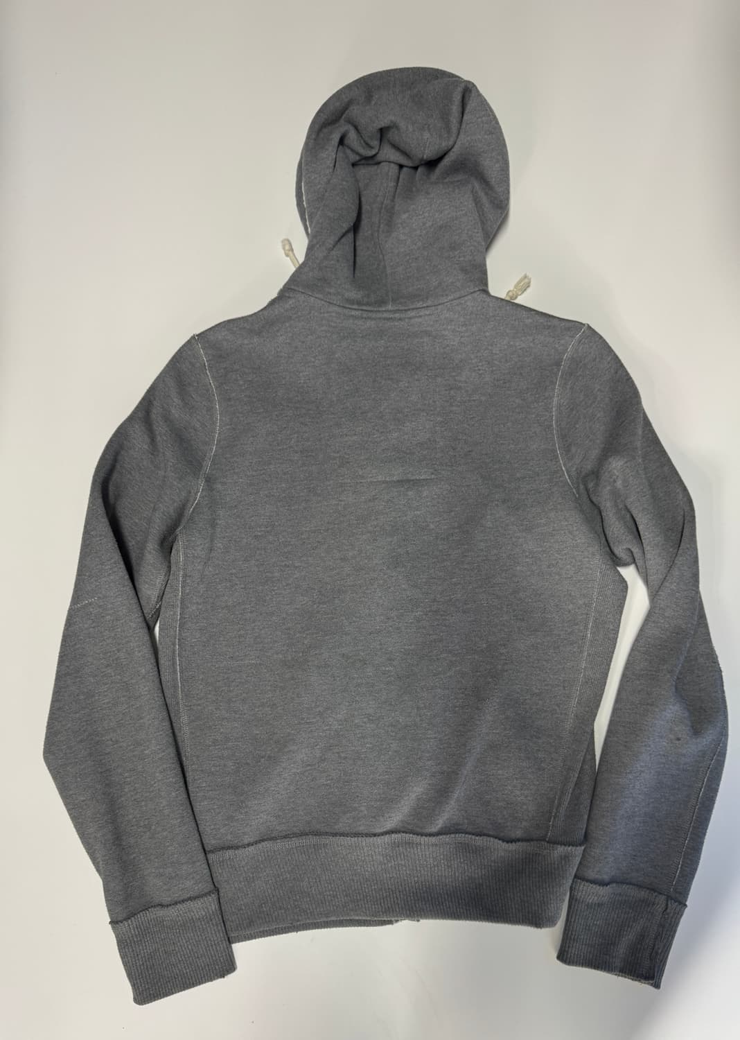 아베크롬비 y2k 스펠로고 기모 후드집업 L 그레이 상품이미지2