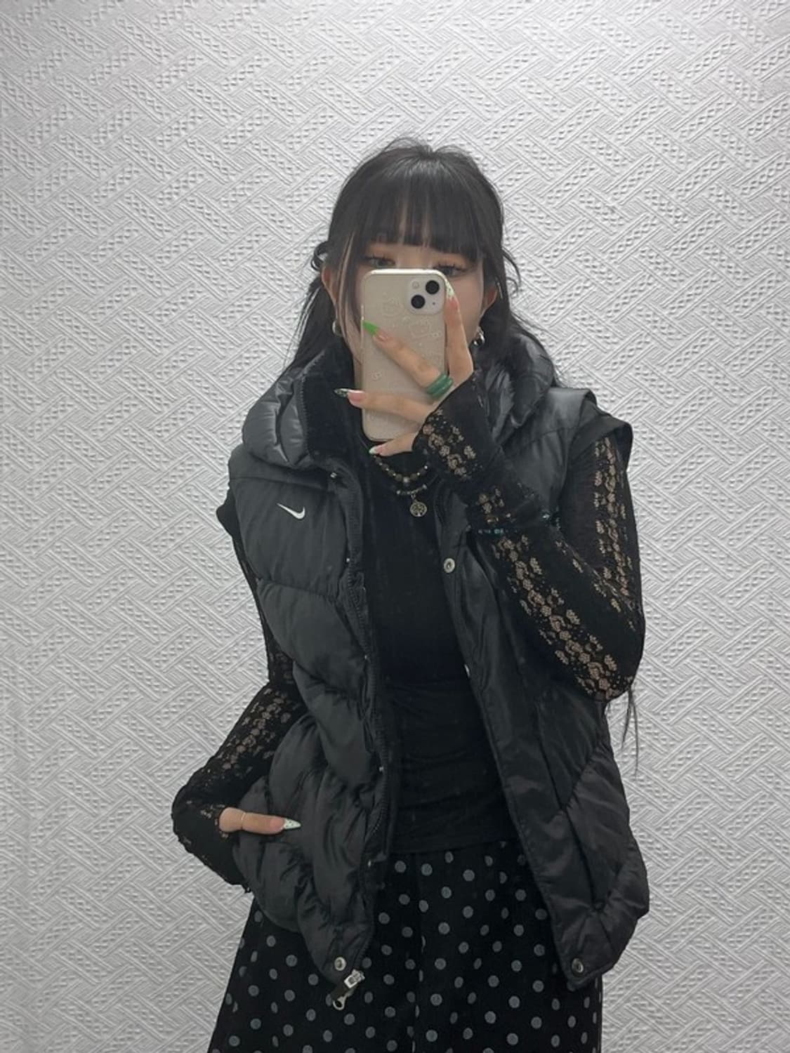 나이키 올드스쿨 슬림핏 덕다운 패딩 조끼 L C09080 상품이미지2