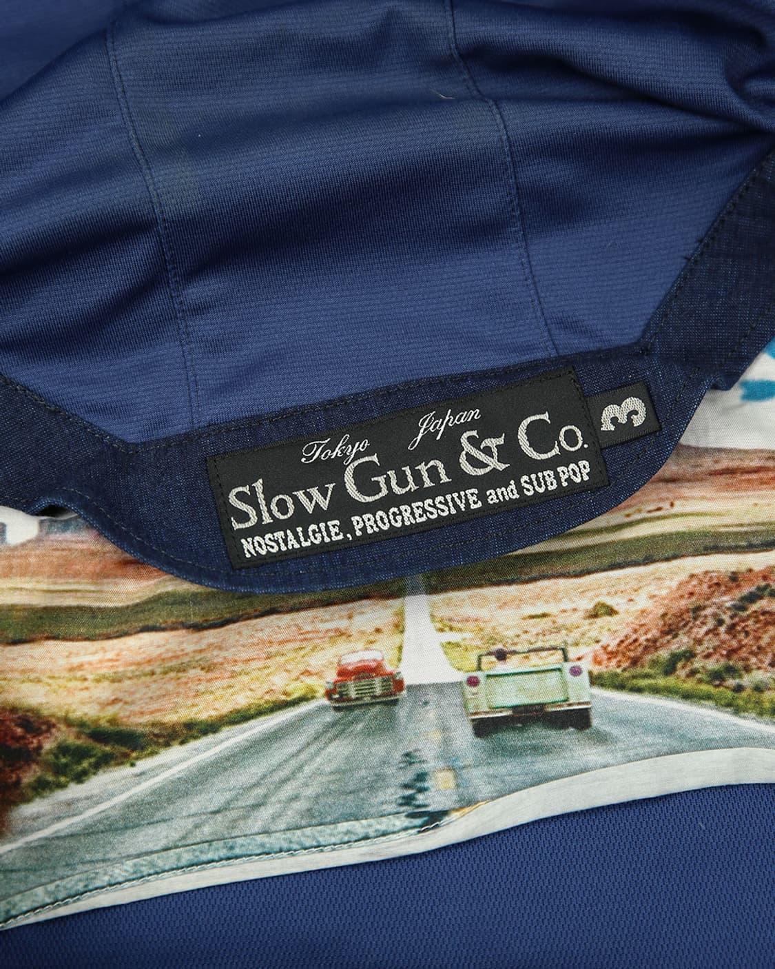 Slow Gun Indigo Denim Hooded Jacket 상품이미지7