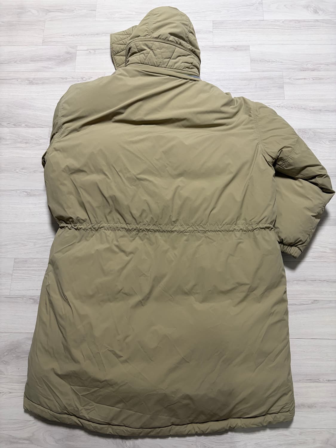 스펙테이터x엄브로 롱패딩 카키 L사이즈 판매 상품이미지3