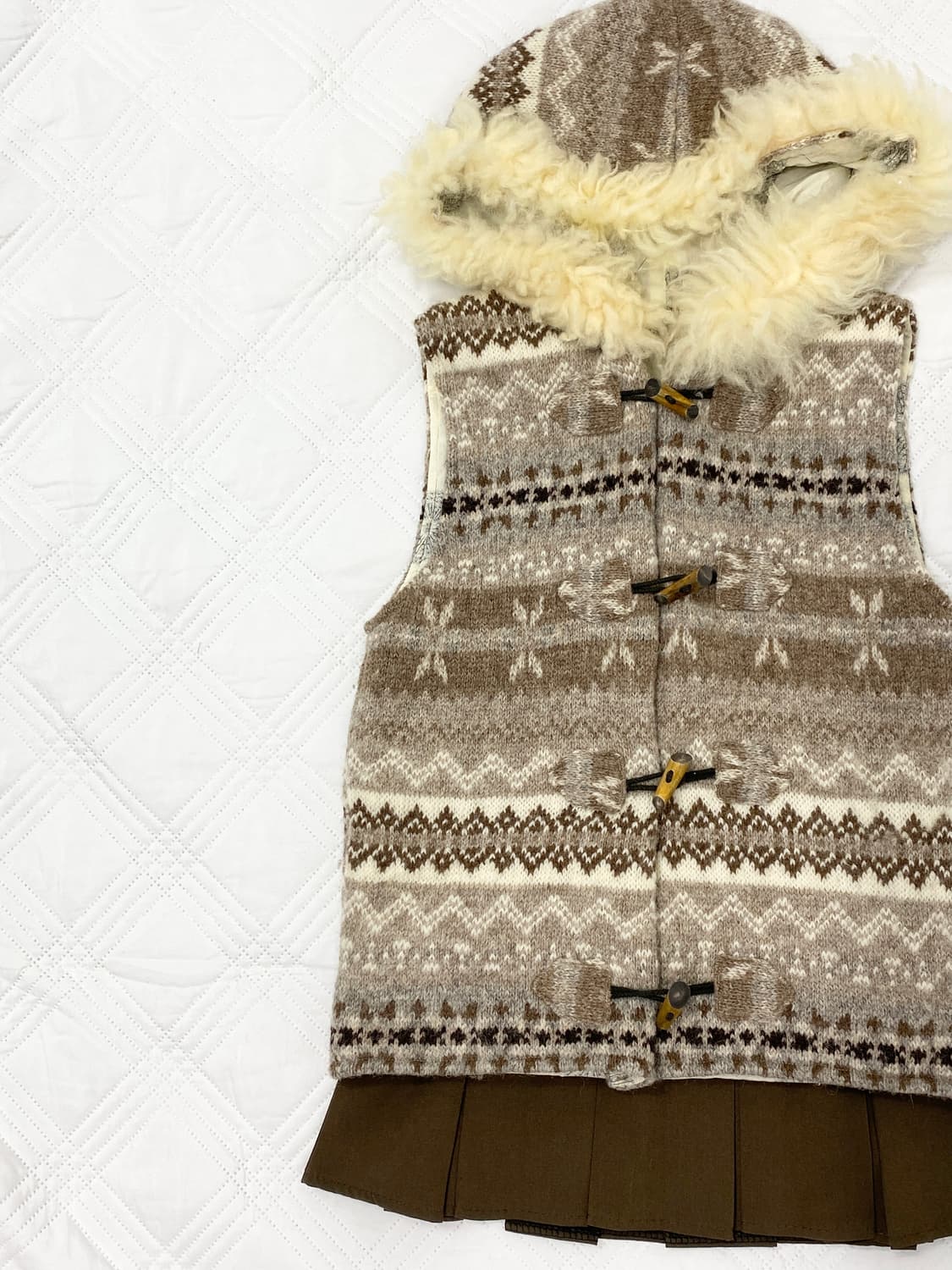 ꒰ঌ 라떼맛 노르딕 떡볶이 조끼 ໒꒱ 상품이미지2