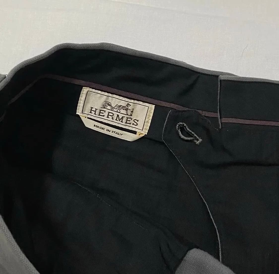 Hermes 에르메스 코튼 울 팬츠 32-33 상품이미지3
