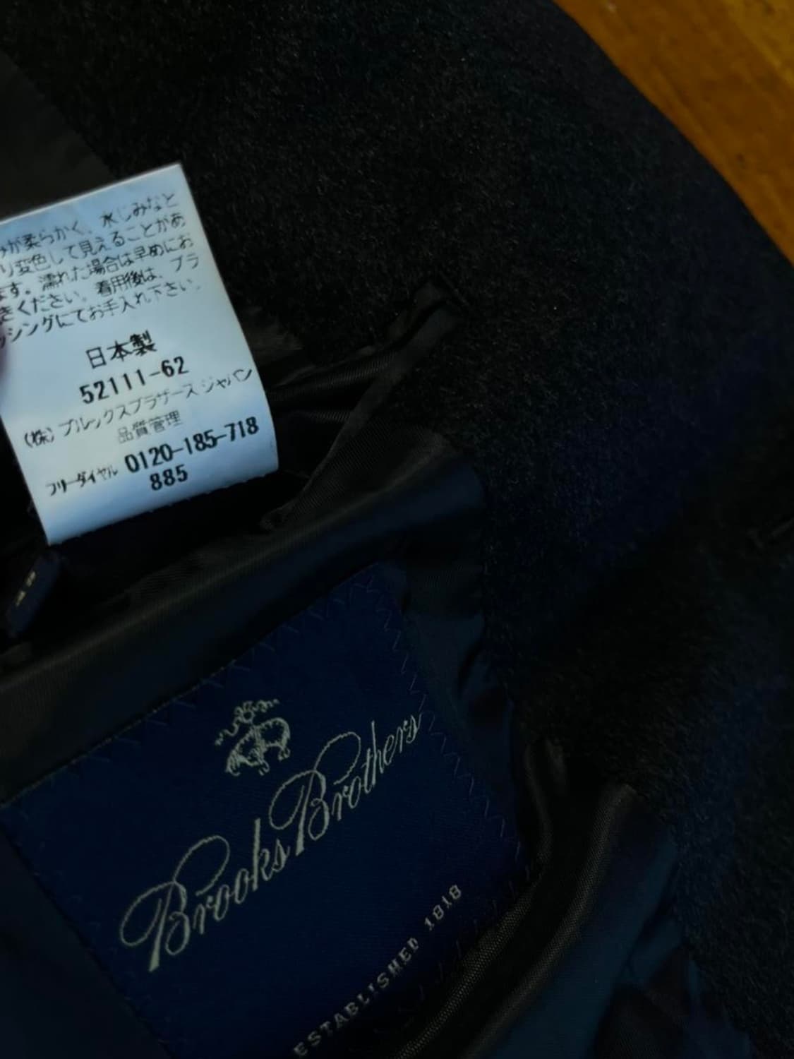 브룩스 브라더스 캐시미어 코트 상품이미지7