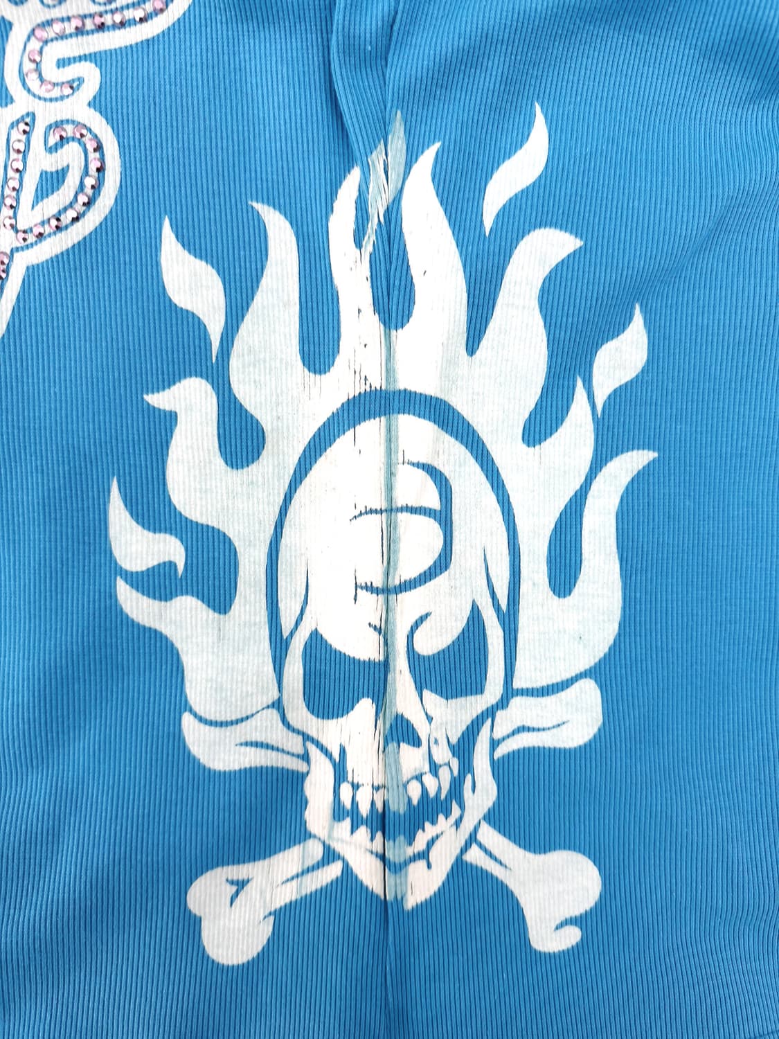 블루 캔디 스컬 탱크 상품이미지5