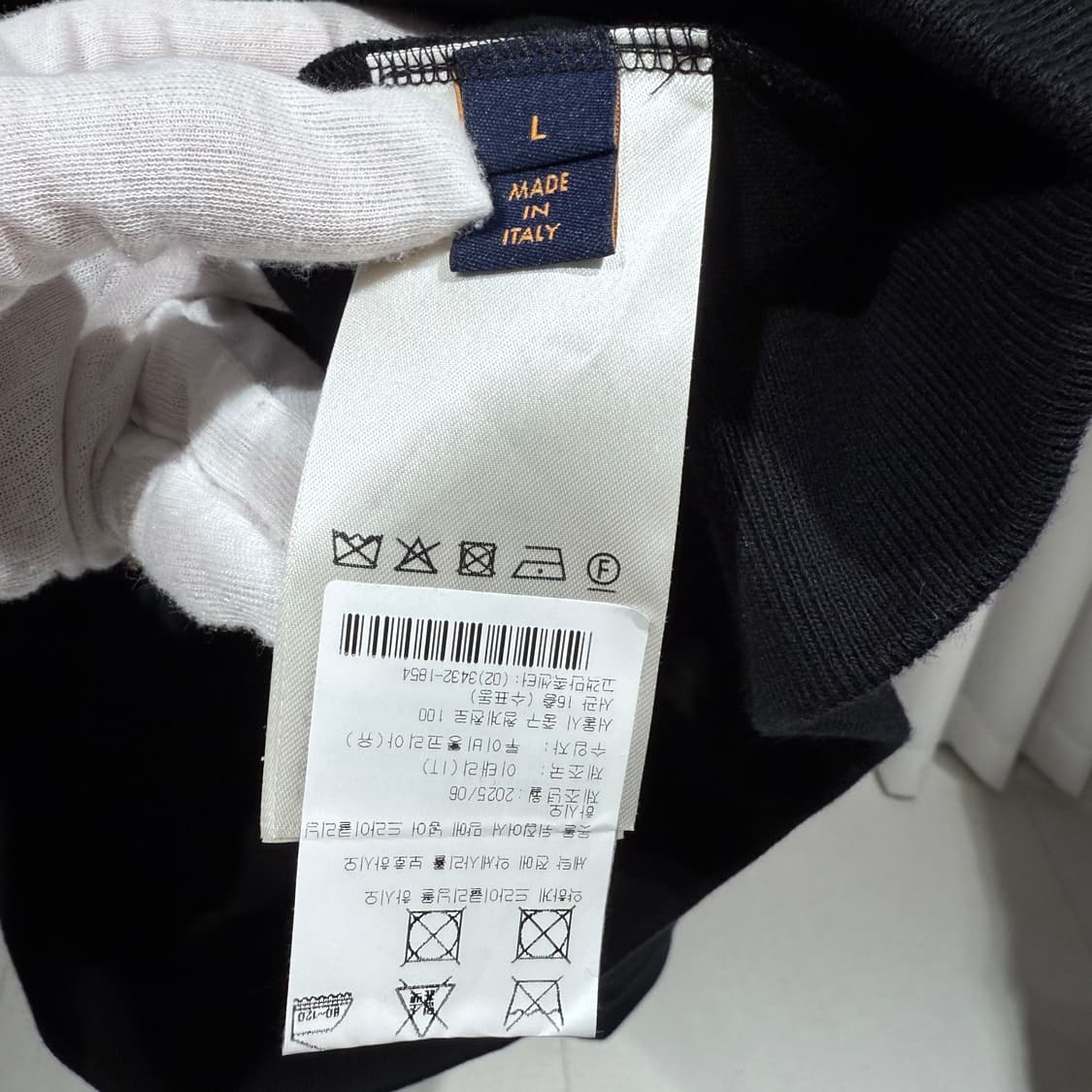 L / 루이비통 LV 엠브로이더드 저지 집 스루 후드집업 / 26SS 상품이미지7