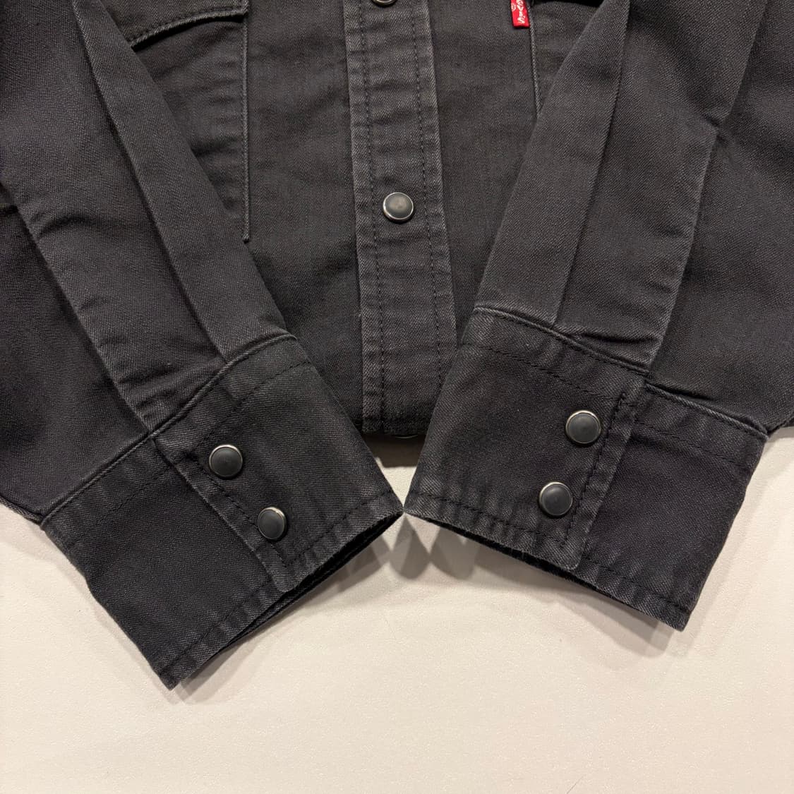 [L] 리바이스 블랙 웨스턴 데님 셔츠 B334 상품이미지6