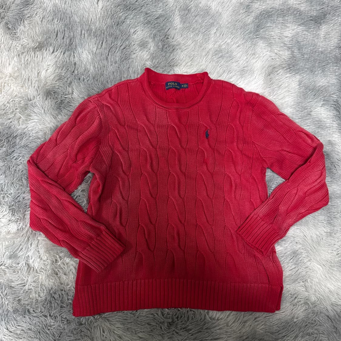 폴로랄프로렌 피그먼트 케이블니트 M사이즈 상품이미지1