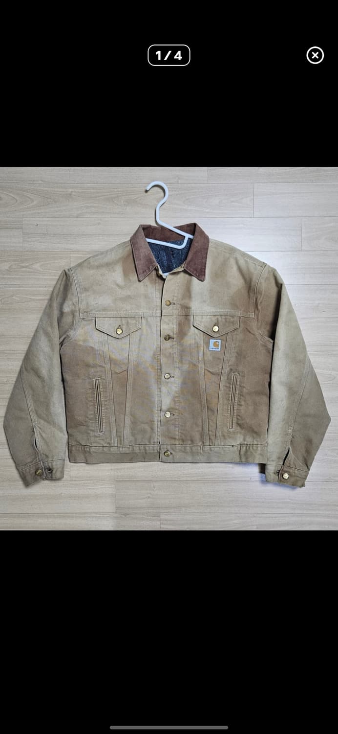 칼하트 진 트러커 자켓 JB0906 BRN 칼하트브라운 디트로이트 상품이미지1