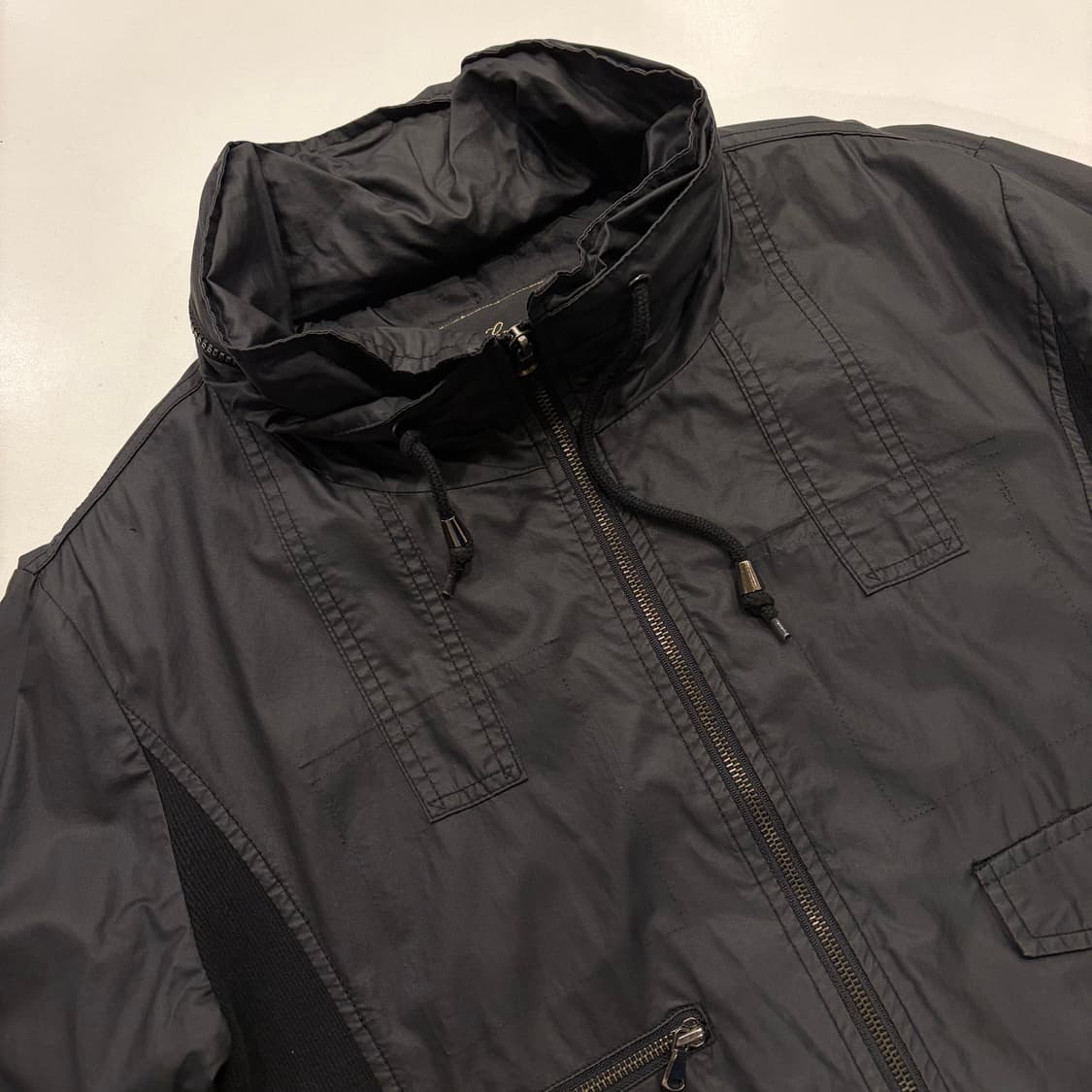 [50] 언더커버리즘 빈티지 블랙 바람막이 집업 자켓 B747 상품이미지3