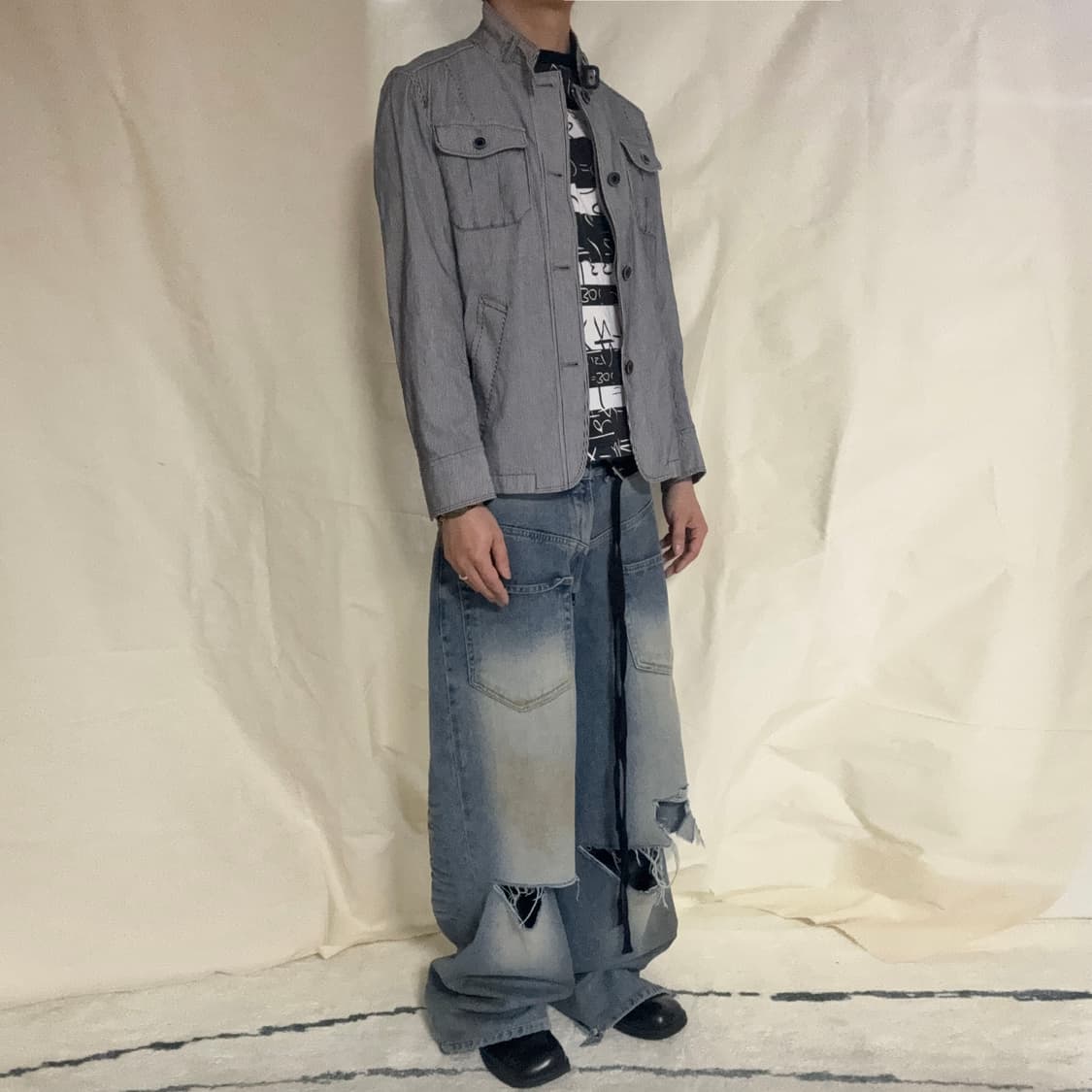 Hickory Stripe Chore Jacket 상품이미지5