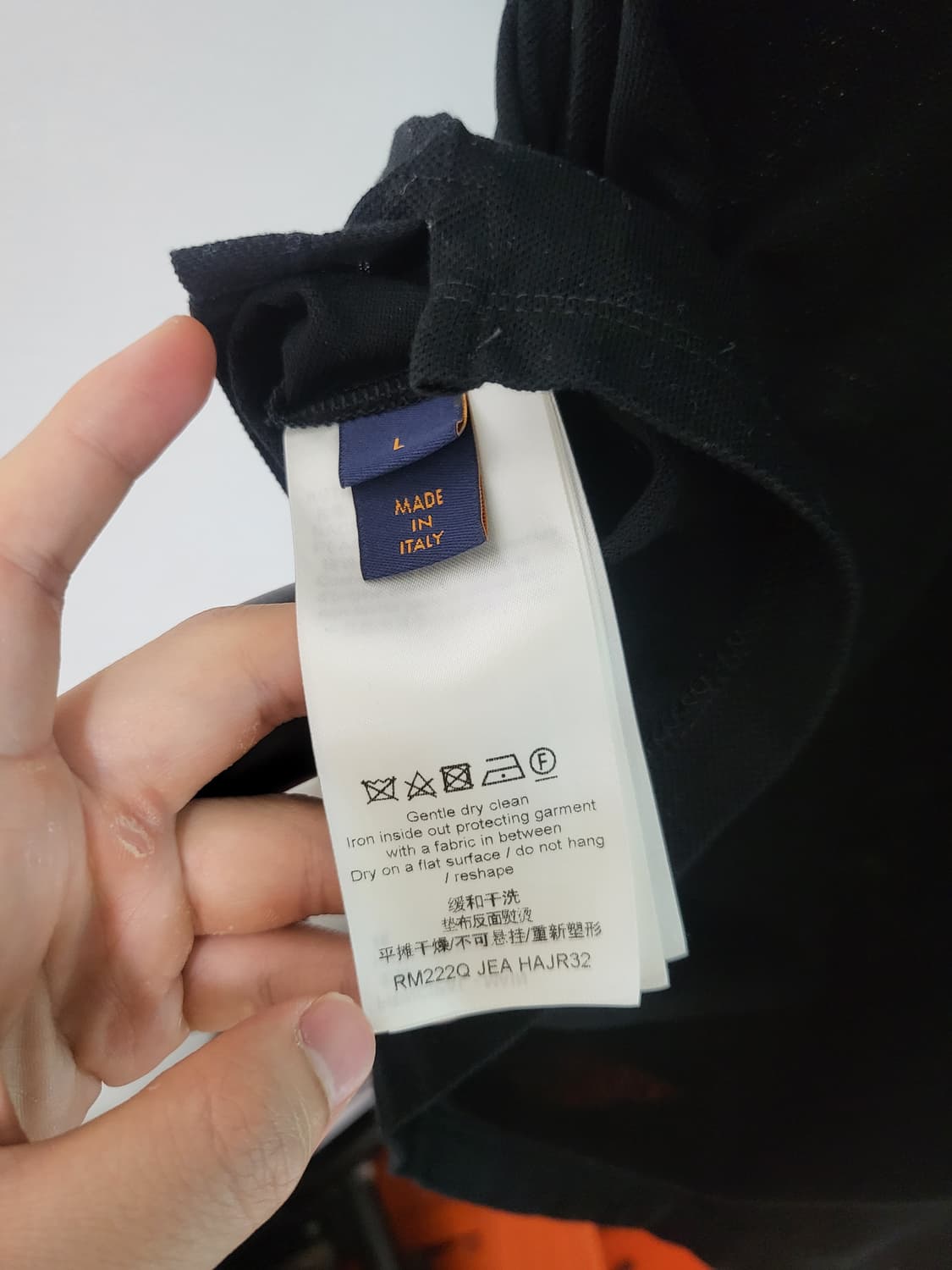 22SS 루이비통 LV로고 반팔 카라티 L 상품이미지6