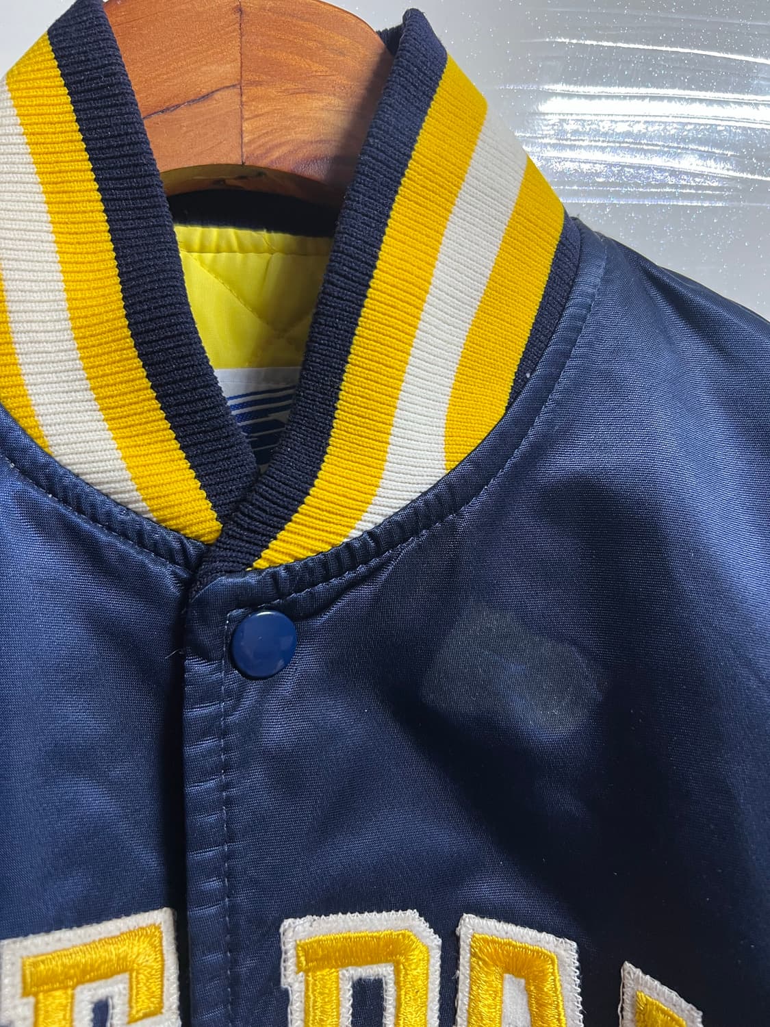 빈티지 스타터 노트르담 바시티 자켓 상품이미지5