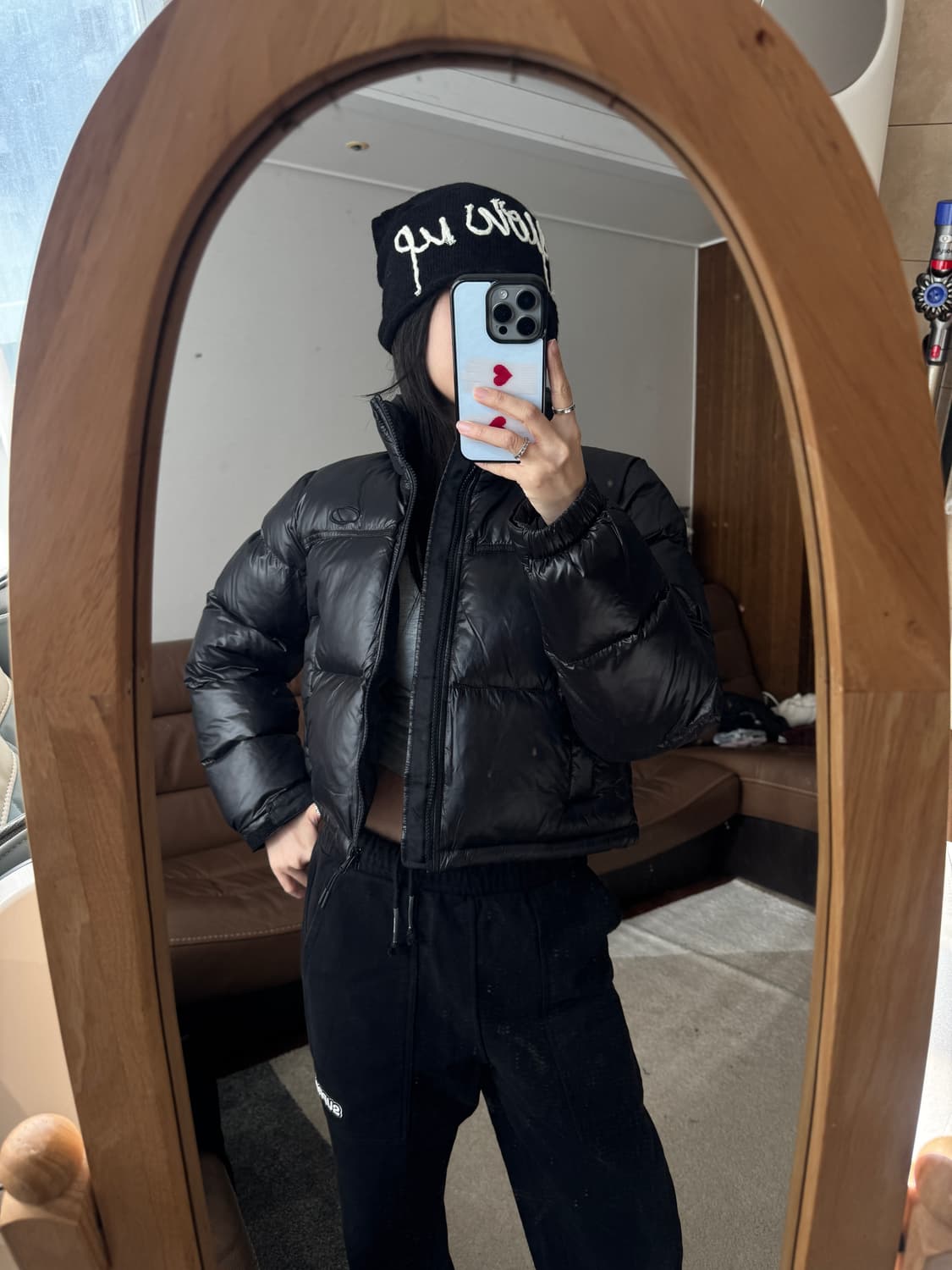 오드스튜디오 크롭패딩 상품이미지4