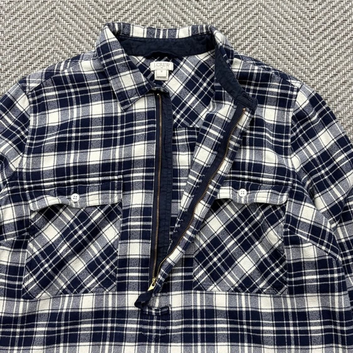 제이크루 반집업 체크 셔츠 v2370 상품이미지5