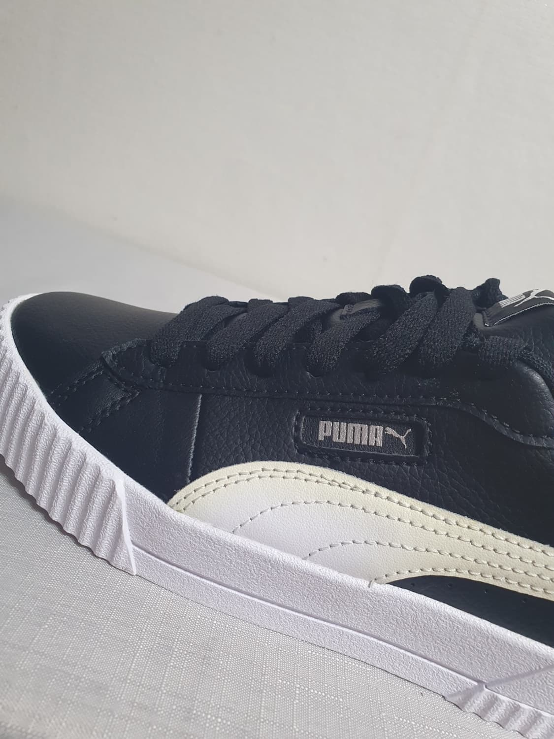 택포가 235mm 푸마 운동화 카리나 크루 블랙 스니커즈 상품이미지8