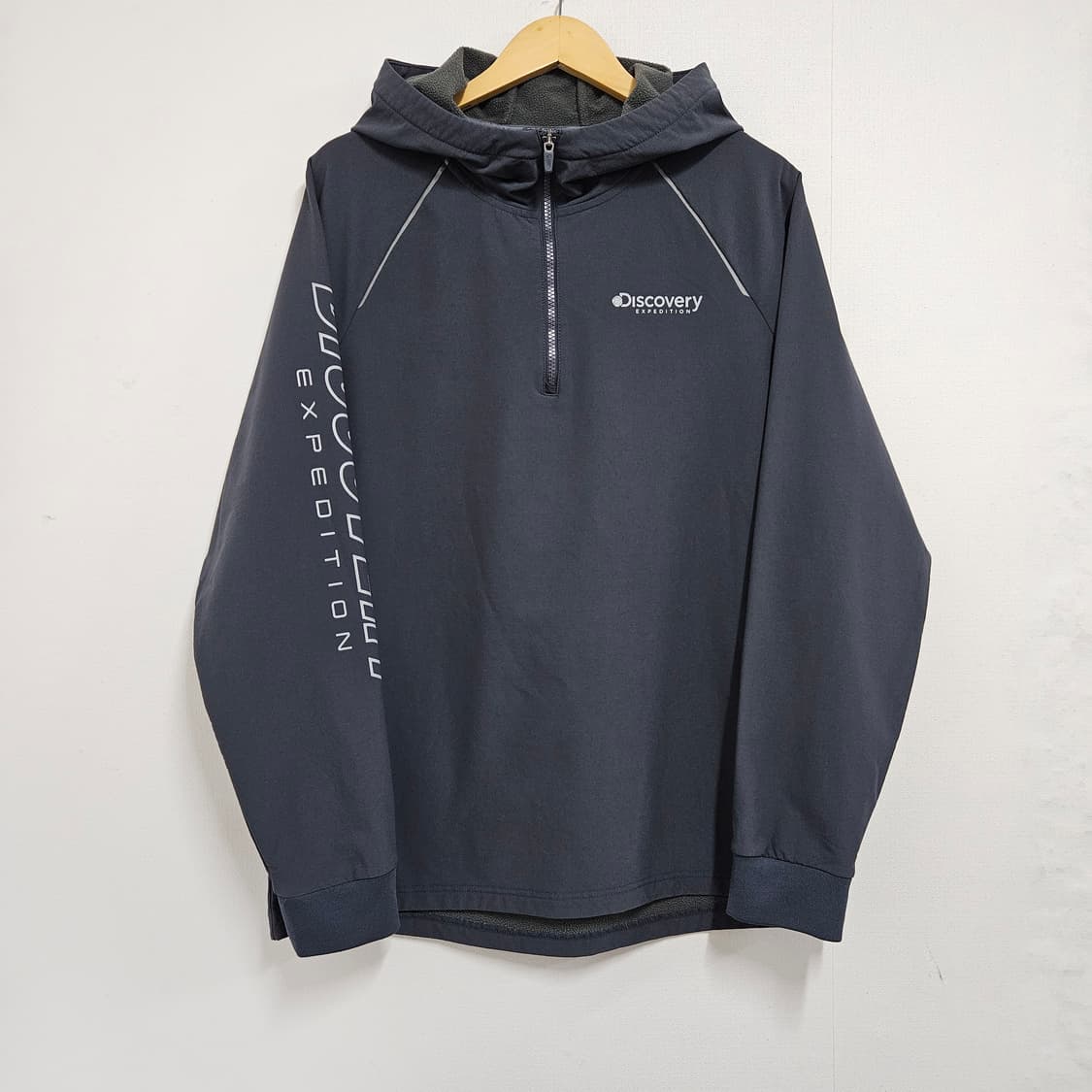 디스커버리 기모 우븐 후드 아노락 105 상품이미지2