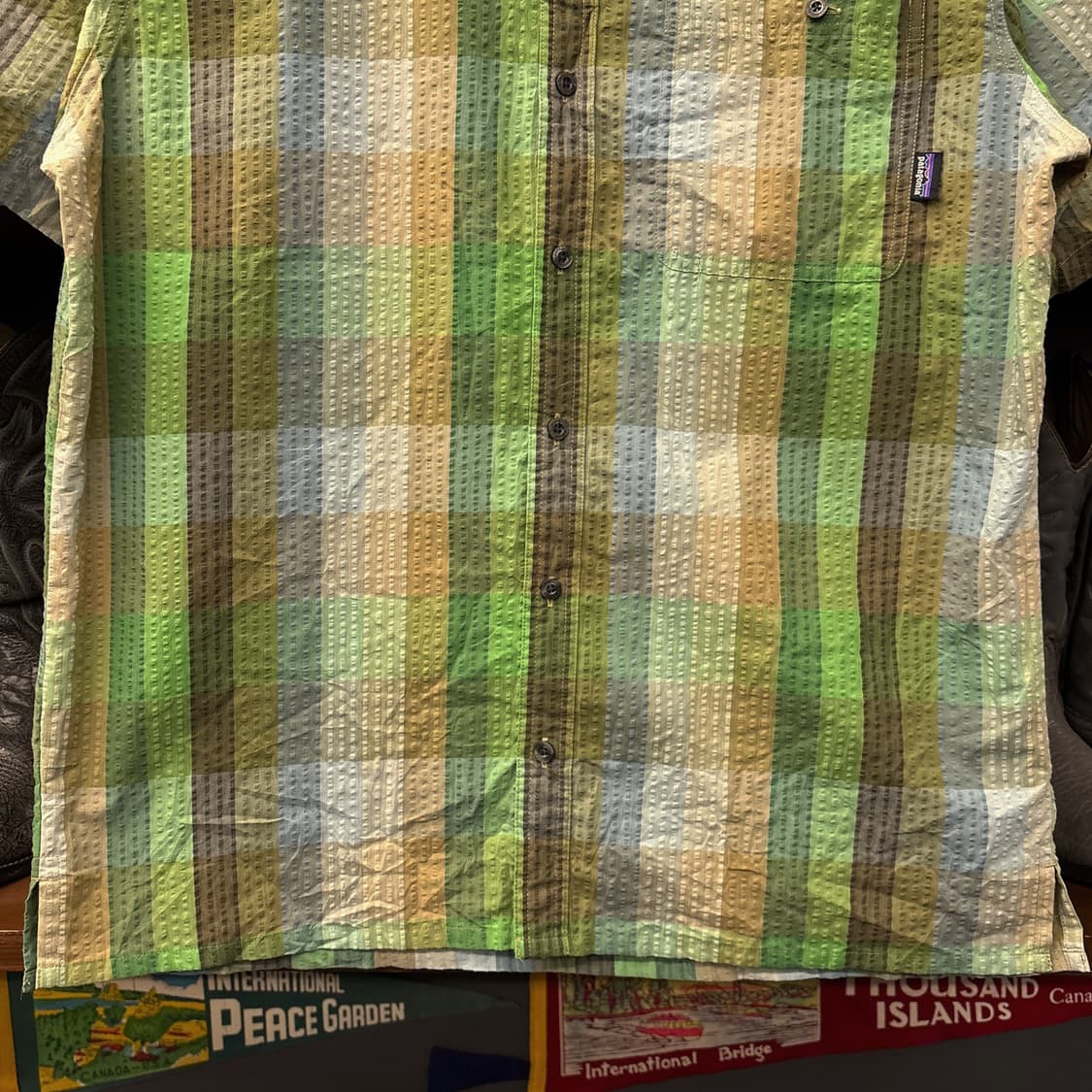 파타고니아 퍼커웨어 어스톤 그리드 체크 시어서커 셔츠 N1027 상품이미지4