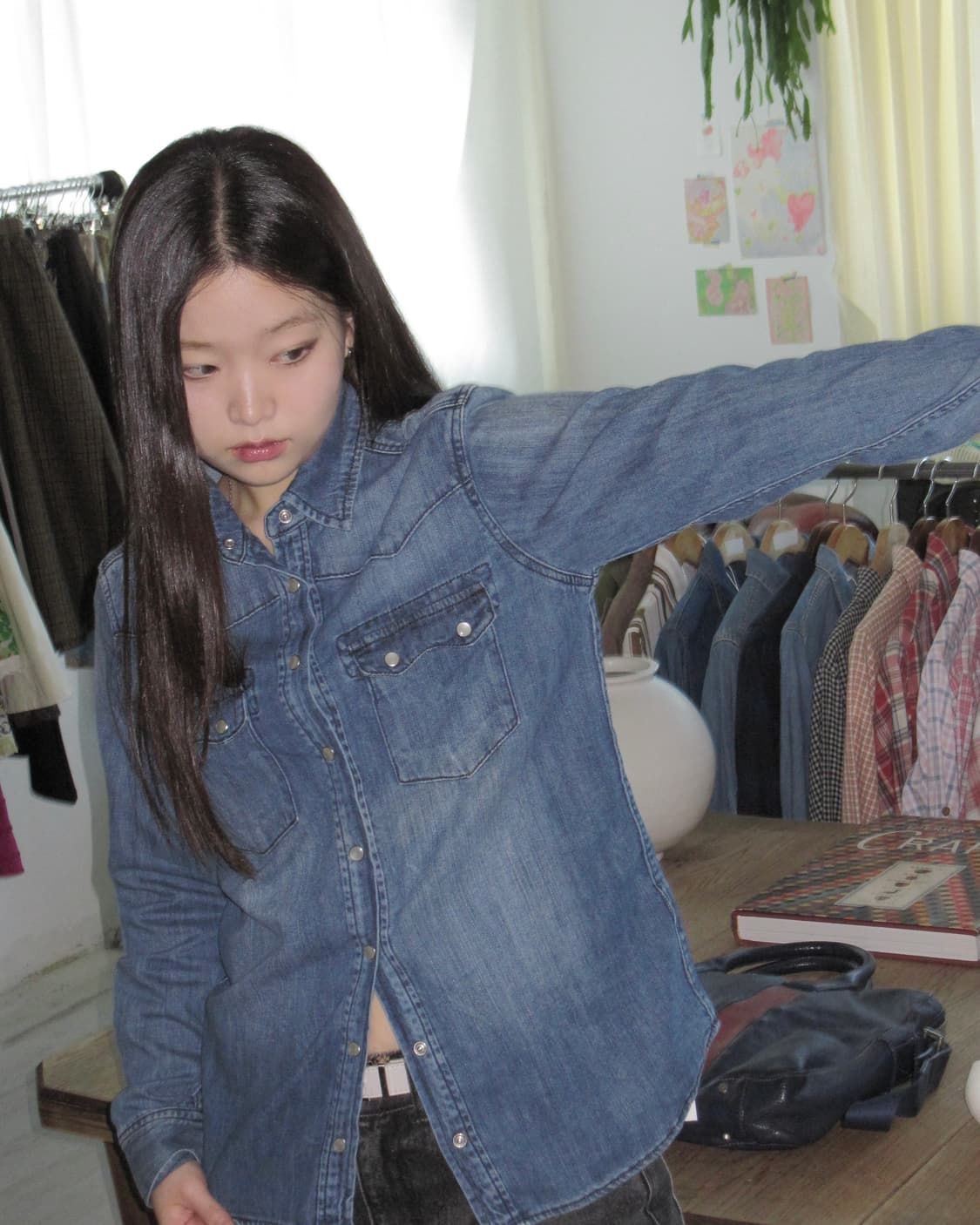 데님 셔츠  상품이미지3