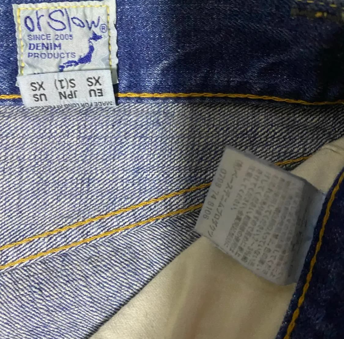 오어슬로우 Ivy Fit Denim 107 2Year Wash  상품이미지2