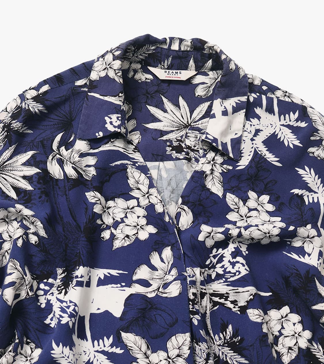 BEAMS HEART - BOTANICAL PULLOVER SHIRT 상품이미지4