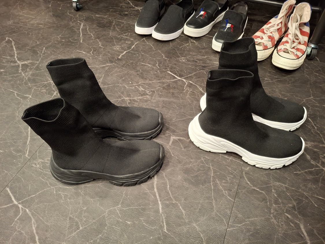 (마지막특가) 아키클래식 삭스부츠 블랙/화이트 240 상품이미지1