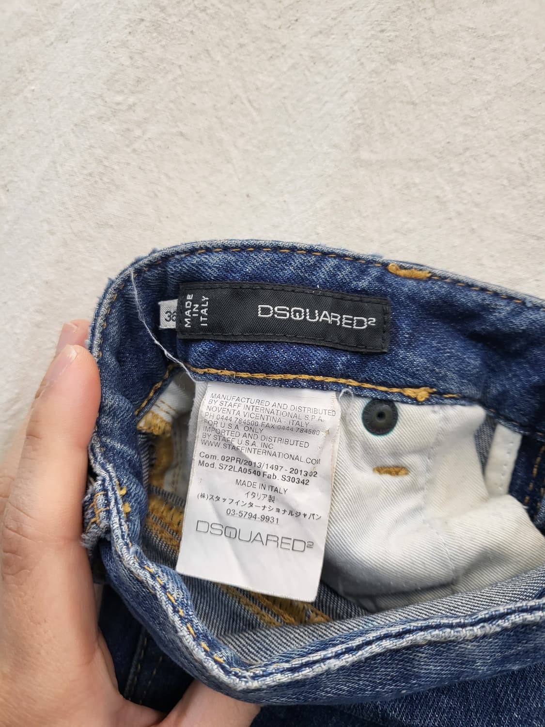 디스퀘어드2 데님 청바지 스키니핏 상품이미지4