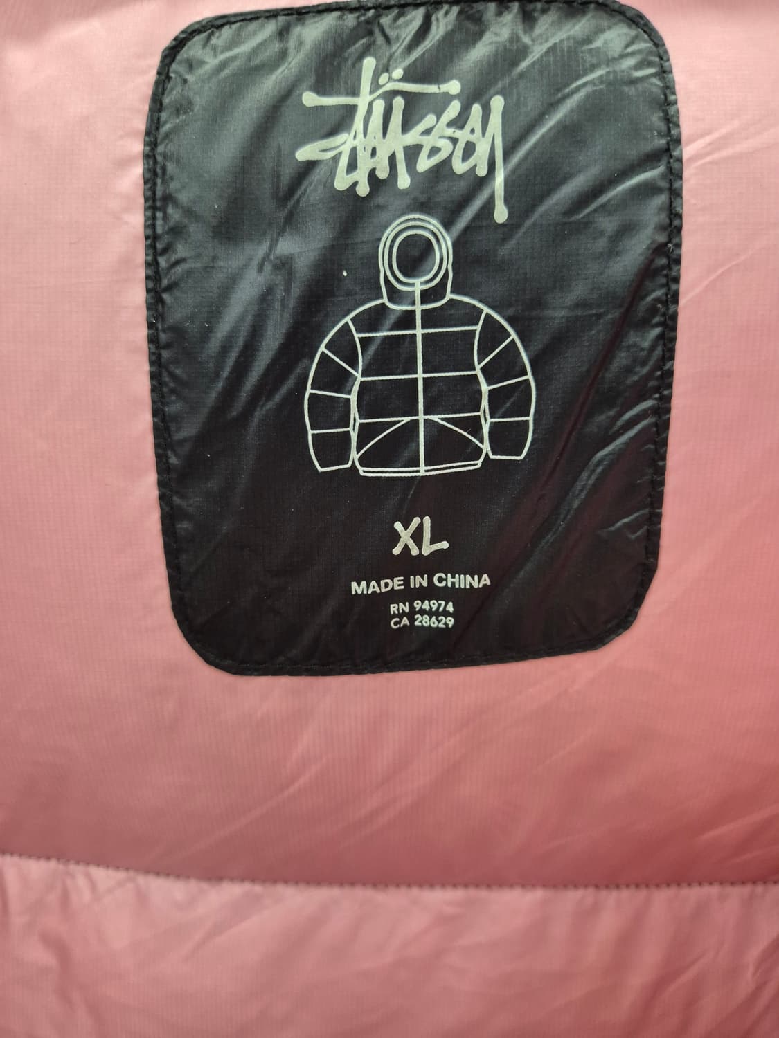 스투시 마이크로 립스탑 다운파카 XL 상품이미지3