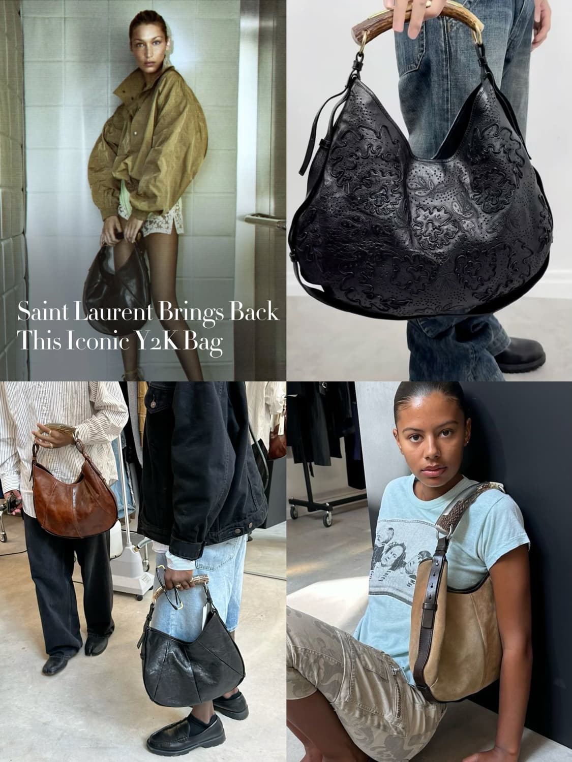 생로랑 SS02 몸바사 데님 혼 백 상품이미지2