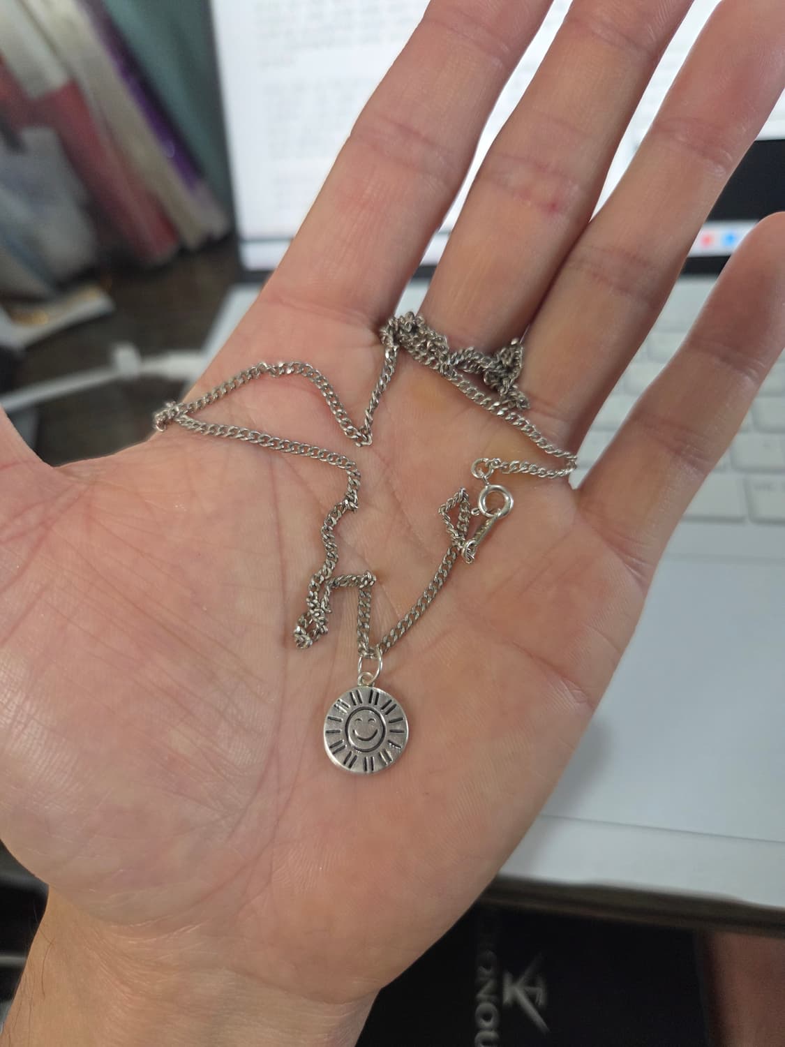 스마일 925실버 목걸이  상품이미지1