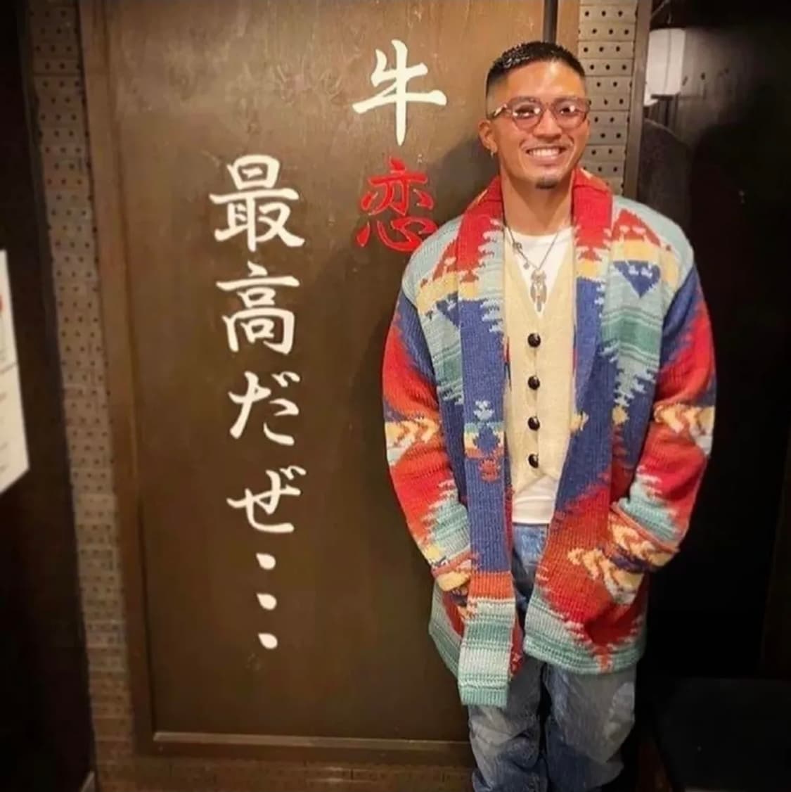 (희귀)80's 로렌 랄프로렌 나바호 핸드 니트 가디건 s 정품 상품이미지8