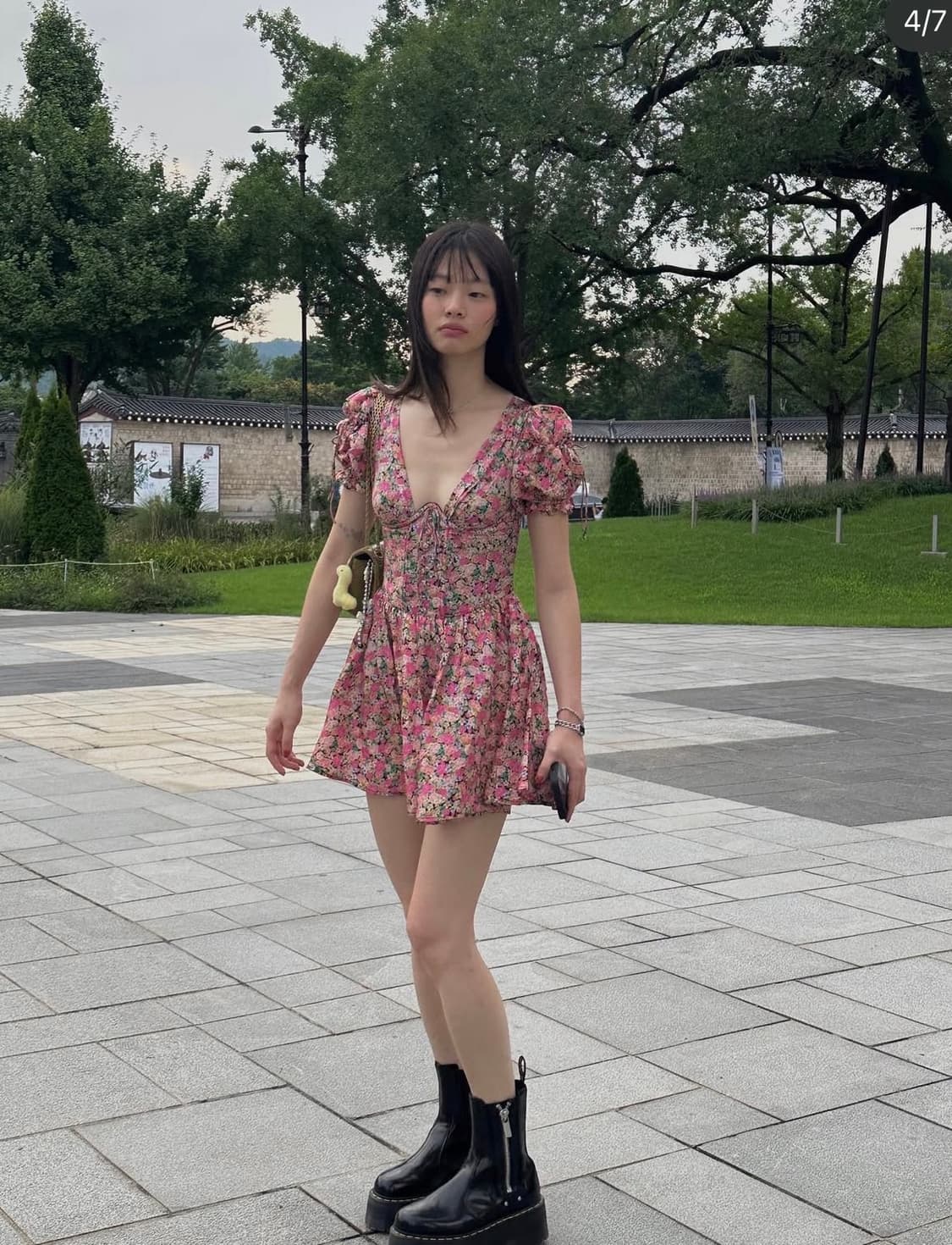 For love and lemon 플라워패턴 미니드레스 상품이미지3