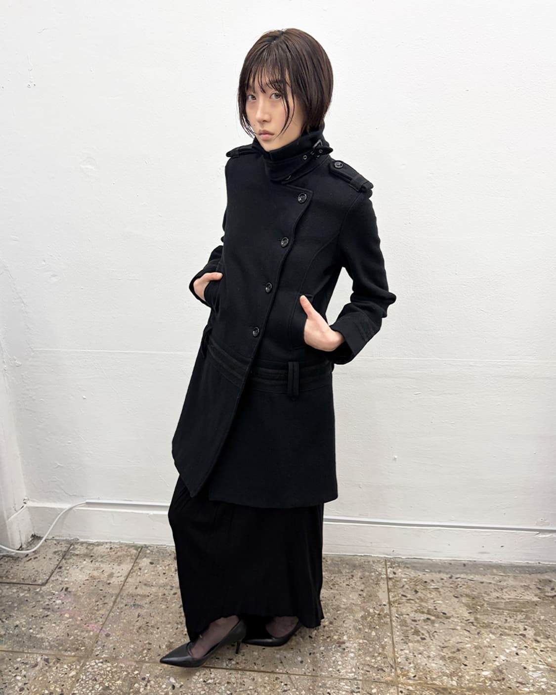 빈티지 에폴렛 코트 상품이미지5