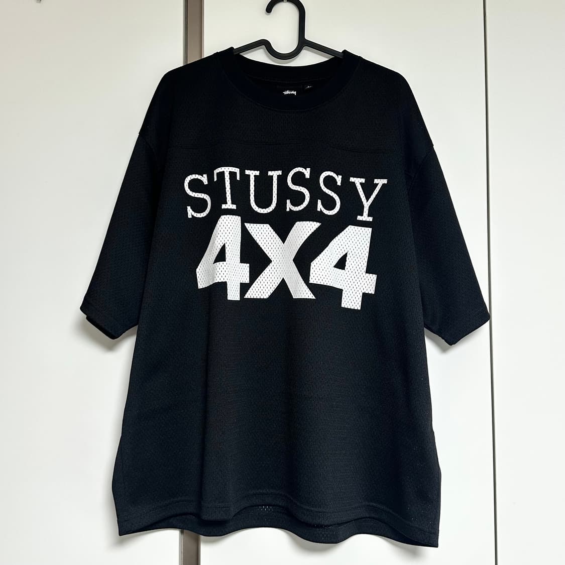 스투시 4x4 메쉬 풋볼 저지 블랙 L사이즈 상품이미지1