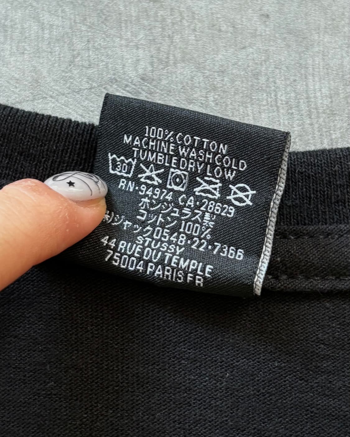 Stussy 스투시 SS링크 하이웨이 블랙 티셔츠 상품이미지6