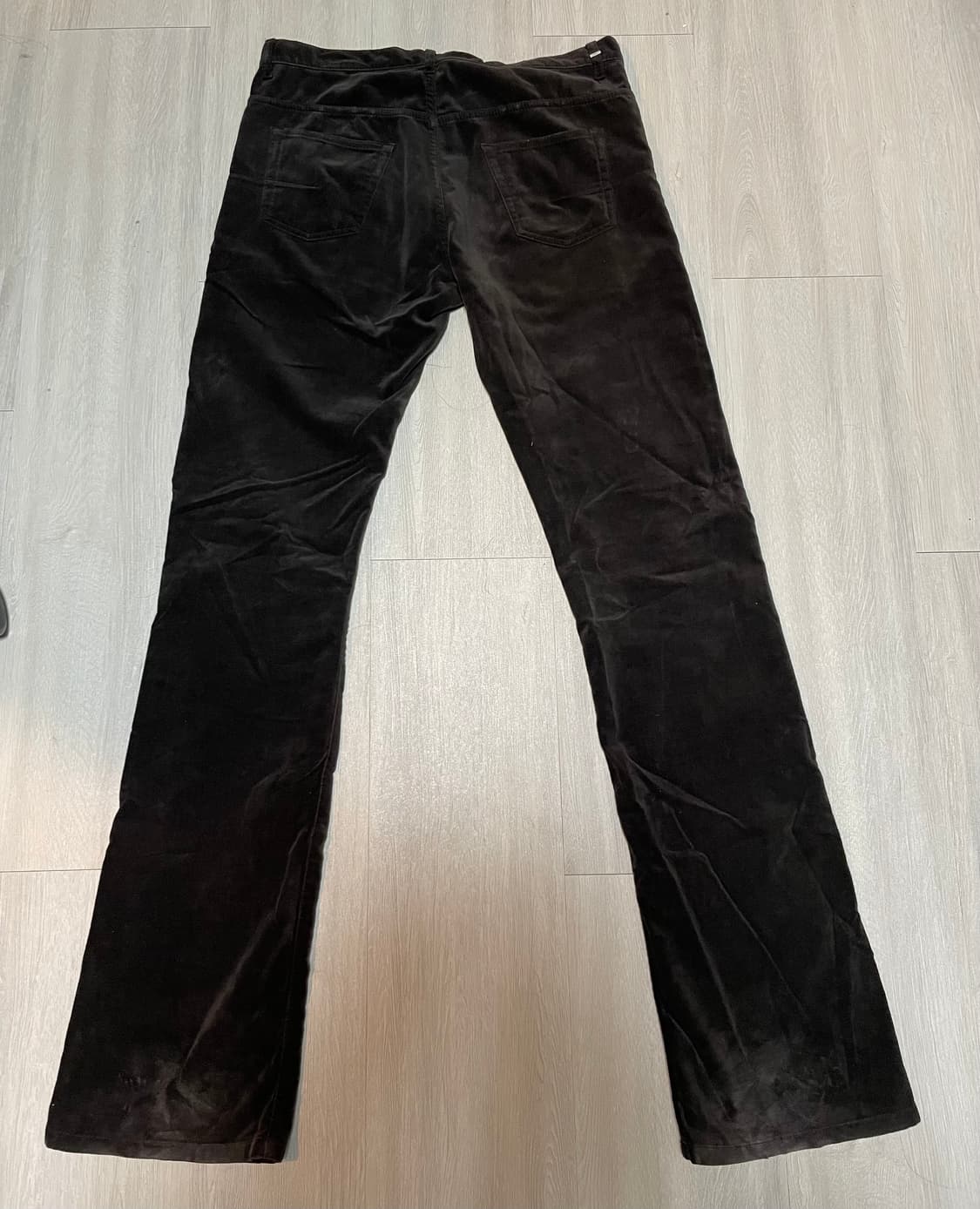 디올옴므/05fw 플레어 벨루어팬츠/32 상품이미지3