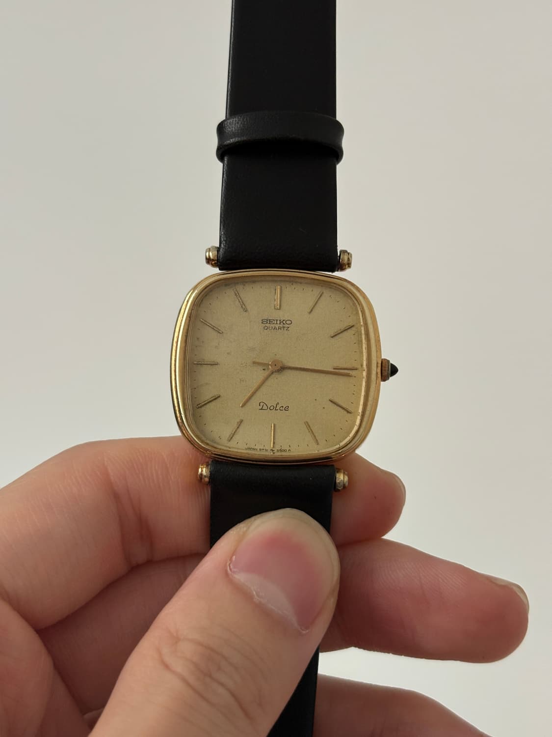 1980s Dolce Gold Square Quartz 상품이미지2