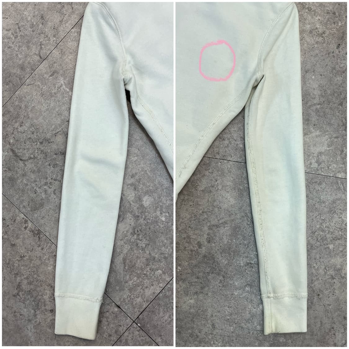 아베크롬비 양털 후드집업 화이트 키즈 L #csz2643 상품이미지9