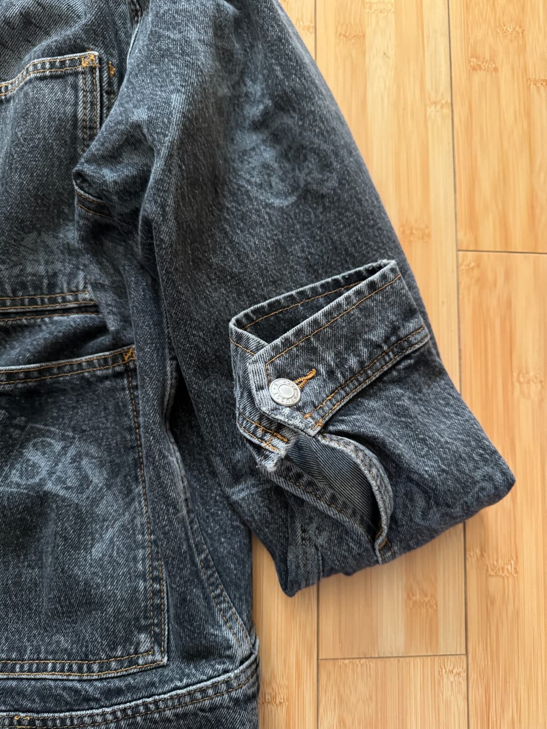 스투시 월드와이드 집 워크 자켓 블랙 상품이미지7