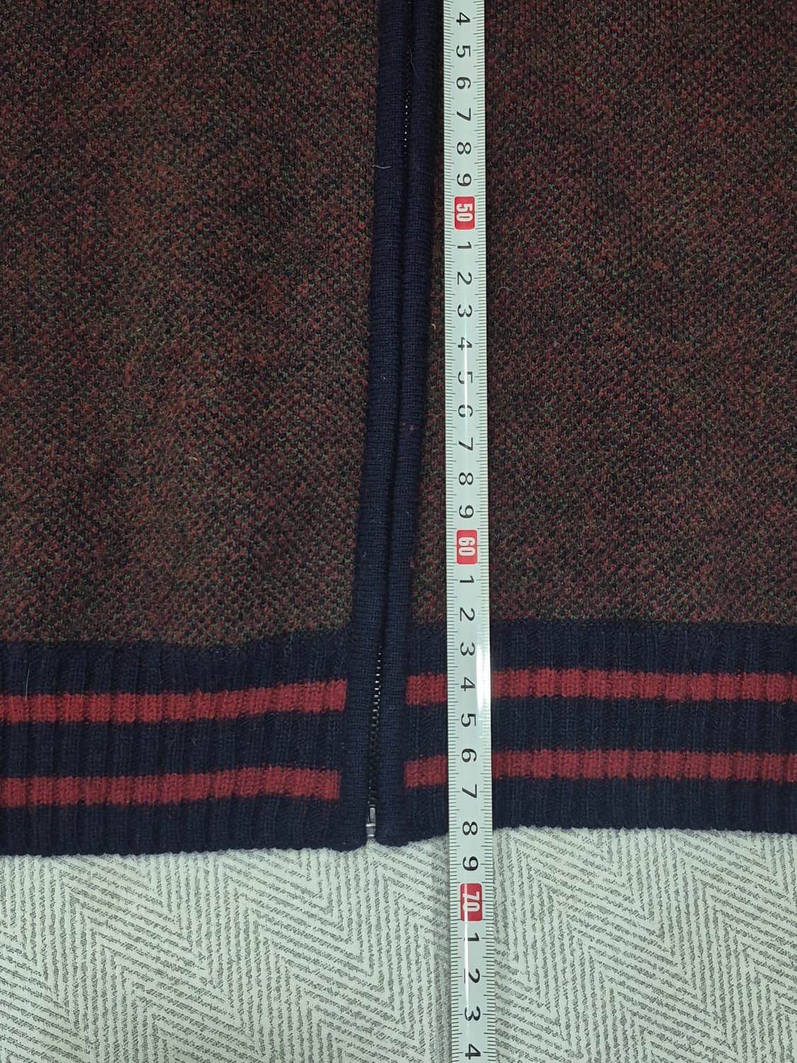 헤지스 모100% 니트집업 여성 100사이즈 상품이미지9