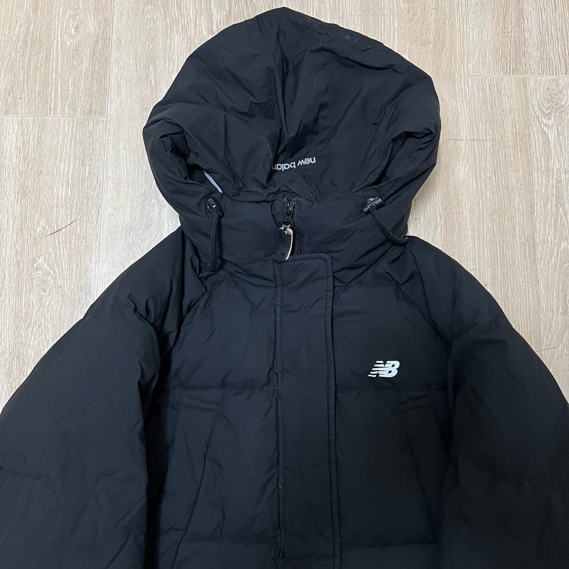 뉴발란스 구스다운 후드 롱패딩 M/90  상품이미지2